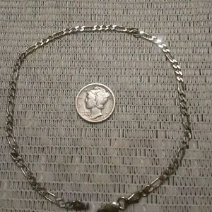 .925 silver anklet